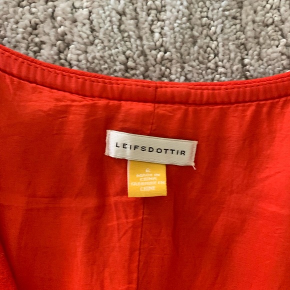 Red Peplum top - Picture 3 of 4